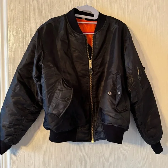 Rothco black bomber flight jacket - Picture 1 of 2